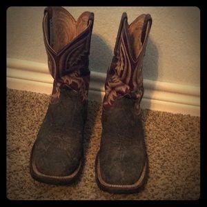 Anderson Bean Elephant Hide Boots